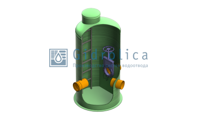 Gidrolica LOS-KK/колодец отбора проб/50/150