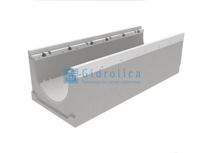 Лоток водоотводный бетонный коробчатый (СО-300мм), с оцинкованной насадкой КU 100.39,9 (30).32(25) - BGZ-V, № -15-0 Лоток водоотводный бетонный коробчатый (СО-300мм), с оцинкованной насадкой КU 100.39,9 (30).32(25) - BGZ-V, № -15-0