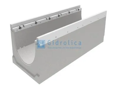 Лоток водоотводный бетонный коробчатый (СО-200мм), с оцинкованной насадкой КU 100.29,8 (20).29,5(22,5) - BGZ-V, № 0 Лоток водоотводный бетонный коробчатый (СО-200мм), с оцинкованной насадкой КU 100.29,8 (20).29,5(22,5) - BGZ-V, № 0