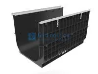 Лоток водоотводный Gidrolica Super ЛВ -50.55.58 - пластиковый, кл. Е600