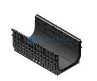 Лоток водоотводный Gidrolica Super ЛВ -50.55.43 - пластиковый, кл. Е600