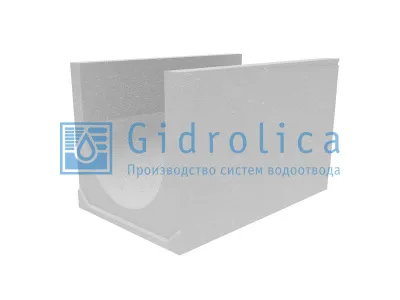 Лоток водоотводный бетонный коробчатый (СО-500мм), с уклоном 0,5%  КUу 100.65(50).62,5(53,5) - BGU-XL, № 35