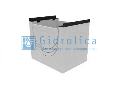 Пескоулавливающий колодец бетонный (СО-400мм), односекционный с чугунной насадкой ПКП 50.54(40).100(95) - BGM