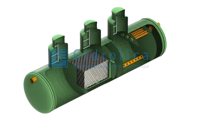 Gidrolica LOS-System 3/пескоотделитель-бензомаслоотделитель-сорбционный фильтр/3